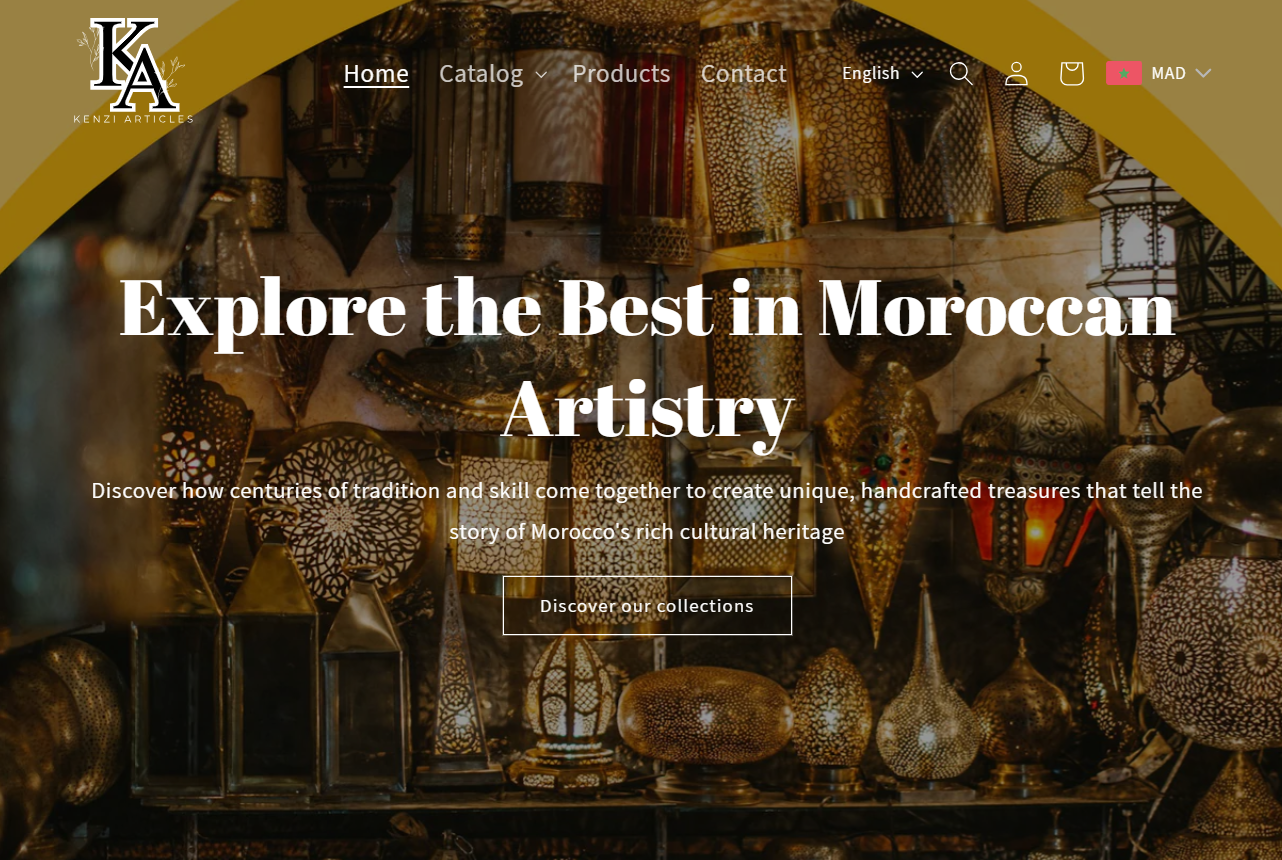 Authentic Moroccan Artisan E-commerce